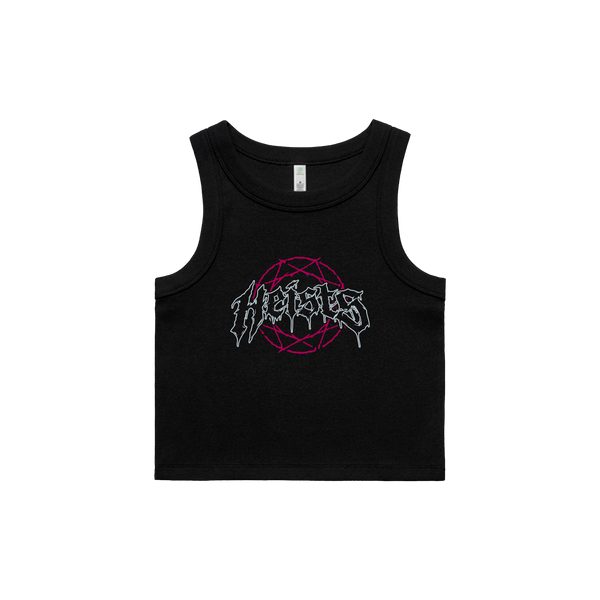 Embroidered Crop Tank